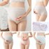 Pregnant Women Underwear High Waist Abdomen Lift Breathable Underwear Cotton Large Size Shorts  Shrimp pink XXXL