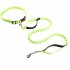 Premium Dog Leash Hands Free Length Handle Bungee Leash Adjustable Waist Belt Elastic Bungees Retractable Rope For Walking Hiking Jogging Biking Running blue 2 