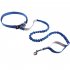 Premium Dog Leash Hands Free Length Handle Bungee Leash Adjustable Waist Belt Elastic Bungees Retractable Rope For Walking Hiking Jogging Biking Running blue 2 