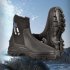 Premium Neoprene Diving Boots 5m Water Shoes Wetsuit Booties With Anti Slip Rubber Sole YKK Zipper For Surf Scuba 1 Pair black 11   45   