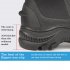 Premium Neoprene Diving Boots 5m Water Shoes Wetsuit Booties With Anti Slip Rubber Sole YKK Zipper For Surf Scuba 1 Pair black 11   45   