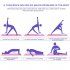 Premium Yoga Blocks Lightweight Non slip Eva Foam Blocks Yoga Accessories Training Exercise Fitness Tools Purple
