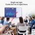 Presentation Clickers Multifunctional Clicker Wireless Laptop Presentations Remote Clicker For Computer Laptop White Digital display rechargeable