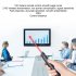 Presentation Clickers Multifunctional Clicker Wireless Laptop Presentations Remote Clicker For Computer Laptop White Digital display rechargeable