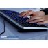 Presenting the LED Neon Blue backlight USB Keyboard that brings every function key to life 