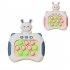 Press Bubble Game With Music Pop Push Bubble Whack A Mole Sensory Toys Educational Toys For Birthday Gifts pink