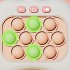 Press Bubble Game With Music Pop Push Bubble Whack A Mole Sensory Toys Educational Toys For Birthday Gifts pink