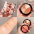 Pressed Blusher Five color High gloss Brightening Facial Palette Makeup Cosmetics No  1 High Disc