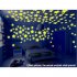Pretty Yellow Glow in The Dark Fluorescent Luminous Wall Stickers Art Mural for Kids Bedroom Ceiling Decoration 3CM Yellow 100 Stars
