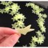 Pretty Yellow Glow in The Dark Fluorescent Luminous Wall Stickers Art Mural for Kids Bedroom Ceiling Decoration 3CM Yellow 100 Stars