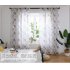 Printing Curtain Spring Tulle for Living Room Bedroom Children Room Window Screening Coffee 1   2 meters high