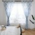 Printing Curtain Spring Tulle for Living Room Bedroom Children Room Window Screening Coffee 1   2 meters high