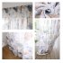 Printing Curtain Spring Tulle for Living Room Bedroom Children Room Window Screening blue 1   2 meters high