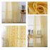 Printing Curtain Window Screen Tulle for Living Room Bedroom Balcony Decor yellow 1m wide x 2m high pole