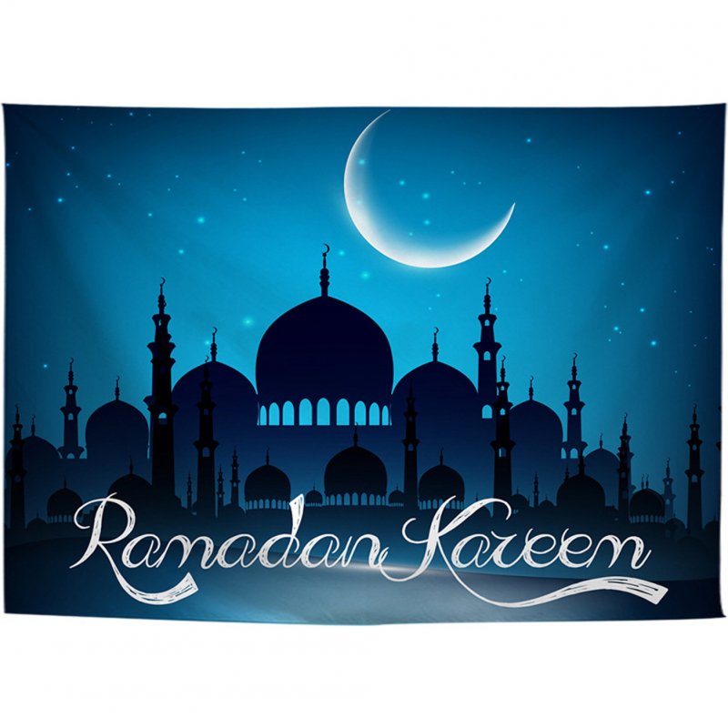 Printing Hanging Tapestry for Ramadan EID MUBARAK Decoration 12 #_140 * 100cm