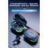 Pro 80 Tws Wireless Bluetooth Headset with Microphone Led Display Ipx4 Waterproof Sports Earphone Black