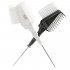 Pro Metal Tail Tip Hair Coloring Comb Double Use Salon Hair Dye Brush Hairdressing Styling Tool