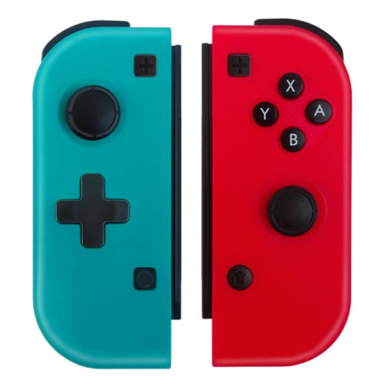 Pro Wireless Gamepad Controller Left Right Independent Vibration Screen Capture Somatosensory Handle Controller Compatible For Switch blue and red pair