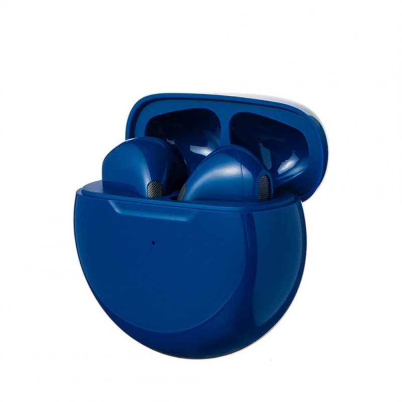 Pro6 Wireless Earbuds With Built-in Microphone Noise Canceling Headphones Stereo Sound Earphones