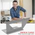 Professional 45 90 Degree Gauge Right Angle Ruler Wear resistant Measuring Woodworking Tools With Clear Scale silver