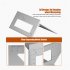 Professional 45 90 Degree Gauge Right Angle Ruler Wear resistant Measuring Woodworking Tools With Clear Scale silver