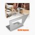 Professional 45 90 Degree Gauge Right Angle Ruler Wear resistant Measuring Woodworking Tools With Clear Scale silver