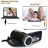 Professional 4K HD Camcorder Video Camera Night Vision 3 0 Inch LCD Touch Screen Camera 18x Digital Zoom Camera with Microphone camera