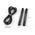 Professional Athletics Skipping With Ball Bearing Metal Handle Crossfit Fitness Equipment Jump Rope Black