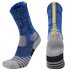 Professional Basketball Socks Thick Sports Non slip Skateboard Towel Bottom Socks yellow purple XL 43 46 