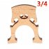 Professional Cello Bridge for 4 4 3 4 1 2 1 4 1 8 Size Cello Exquisite Wooden Material Wood color 1 4