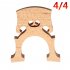 Professional Cello Bridge for 4 4 3 4 1 2 1 4 1 8 Size Cello Exquisite Wooden Material Wood color 4 4