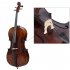 Professional Cello Bridge for 4 4 3 4 1 2 1 4 1 8 Size Cello Exquisite Wooden Material Wood color 1 2