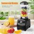 Professional Countertop Blender High Speed Mixer for Shakes Smoothies Crusing Ice black