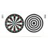 Professional Dartboard Double sided Dart Board with Darts Set Fitness Equipment 18 inch iron