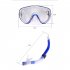 Professional Diving Mask Snorkels Set Waterproof Goggles Glasses Easy Breath Tube Set Diving Equipment blue one size