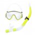 Professional Diving Mask Snorkels Set Waterproof Goggles Glasses Easy Breath Tube Set Diving Equipment black one size