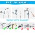 Professional Dog Shower Head Kit With Shower Head  Water Hose And Adapter  Universal 1 2 Thread  Reusable Silicone Filter Pet Shower Attachment head pipe adapte