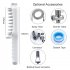 Professional Dog Shower Head Kit With Shower Head  Water Hose And Adapter  Universal 1 2 Thread  Reusable Silicone Filter Pet Shower Attachment head pipe adapte