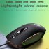Professional G9 Office Gaming  Mouse Ultra Slim Silent Mini Ergonomic Design Usb Wired Mouse Pc Laptops Notebook Accessories pink