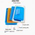 Professional Manual Capsule Filling Machine 200 Holes High Automatic Arrangement Rate Medicine Herbal Powder Filler Blue