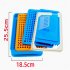 Professional Manual Capsule Filling Machine 200 Holes High Automatic Arrangement Rate Medicine Herbal Powder Filler Blue