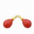 Professional Maraca Shakers Rattles Sand Hammer Percussion Instrument Musical Toy for Kid Children KTV Party Game red