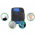 Professional Pain Relief Double Pull Lumbar Lower Back Waist Support Brace blue XXL