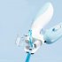 Professional Pet Nail Clipper With Ultra Bright LED Light Whale Shape Nail Scissors Claw Trimmer Tool Pet Grooming Supplies light blue 10237
