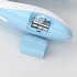 Professional Pet Nail Clipper With Ultra Bright LED Light Whale Shape Nail Scissors Claw Trimmer Tool Pet Grooming Supplies light blue 10237