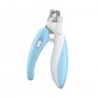 Professional Pet Nail Clipper With Ultra Bright LED Light Whale Shape Nail Scissors Claw Trimmer Tool