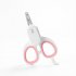 Professional Pet Nail  Clipper With Led Light Stainless Steel Non slip Handle Grooming Scissors Cutter Pet Nail Trimmer For Cats Dogs gray