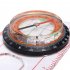 Professional Portable Magnifying Compass Ruler Scale Scout Hiking Camping Boating Orienteering Map Transparent color DC45 5C