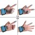 Professional Portable Silicone Hand Gripper Ergonomic Design Finger Exerciser Wrist Strength Trainer 40 pounds
