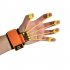 Professional Portable Silicone Hand Gripper Ergonomic Design Finger Exerciser Wrist Strength Trainer 40 pounds